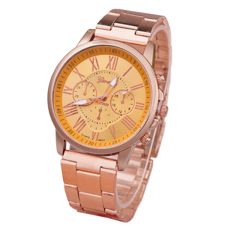 Women’s Leisure Alloy Steel Belt Quartz Watch