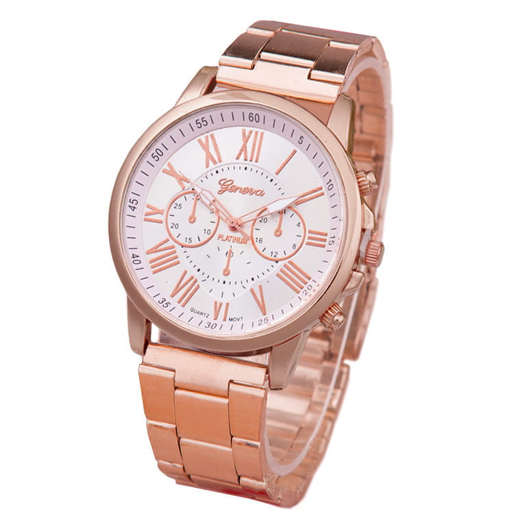 Women’s Leisure Alloy Steel Belt Quartz Watch
