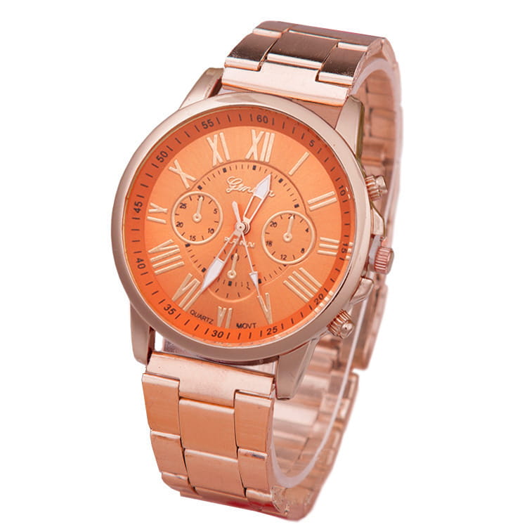Women’s Leisure Alloy Steel Belt Quartz Watch