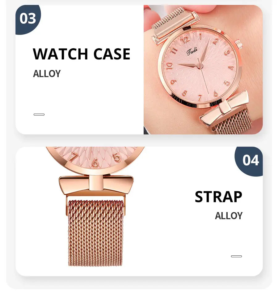 Suit Women’s Quartz Watch With Bracelet