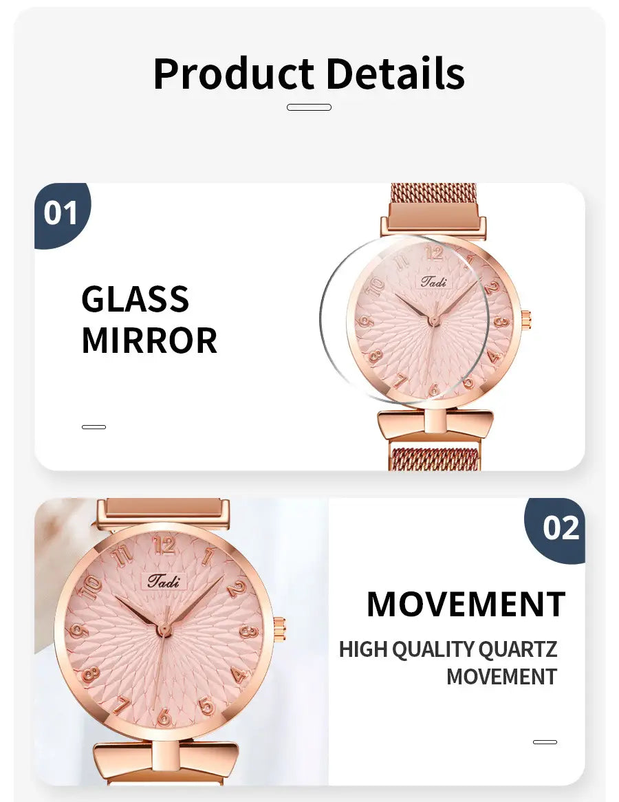 Suit Women’s Quartz Watch With Bracelet