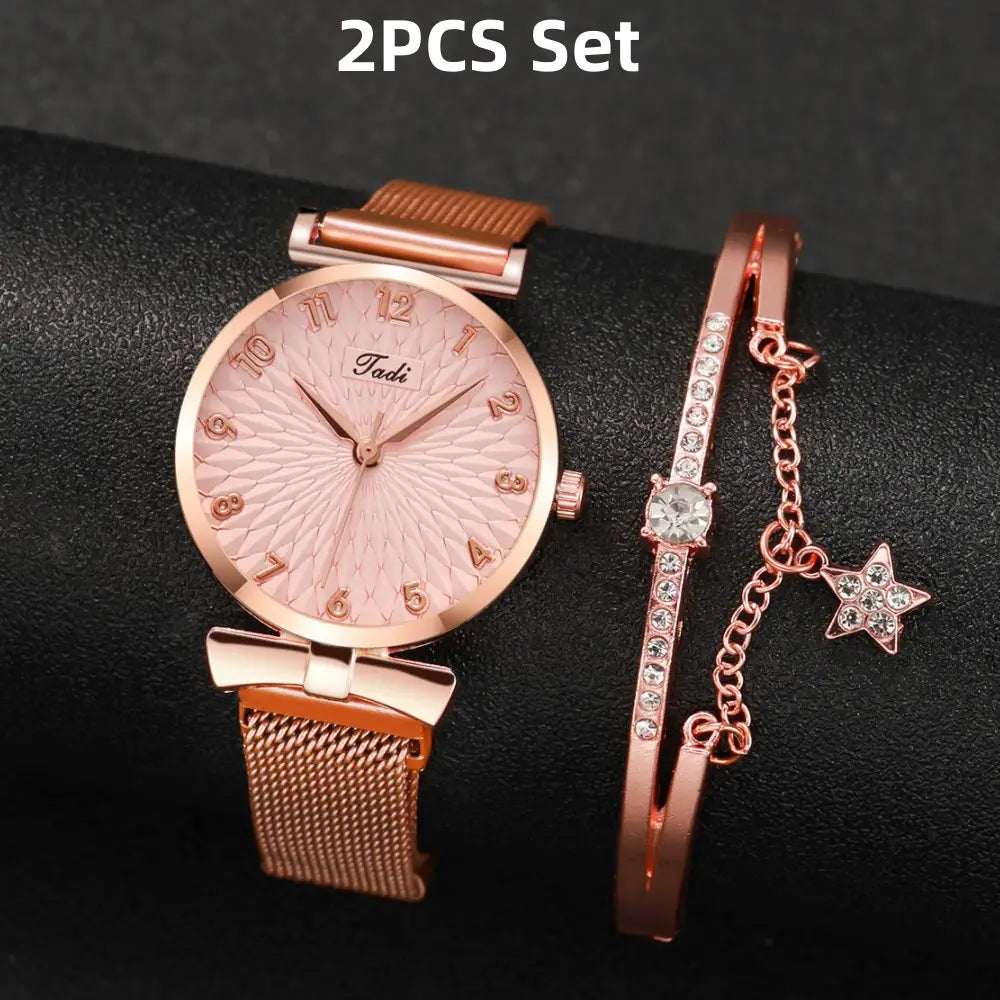 Suit Women’s Quartz Watch With Bracelet