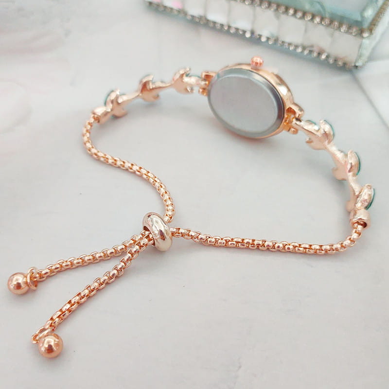Wheat Diamond Women’s Watch Free Adjustment Pull-out Women’s