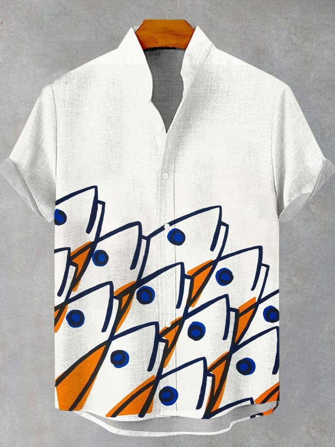Hawaiian Printed Short Sleeved Shirt