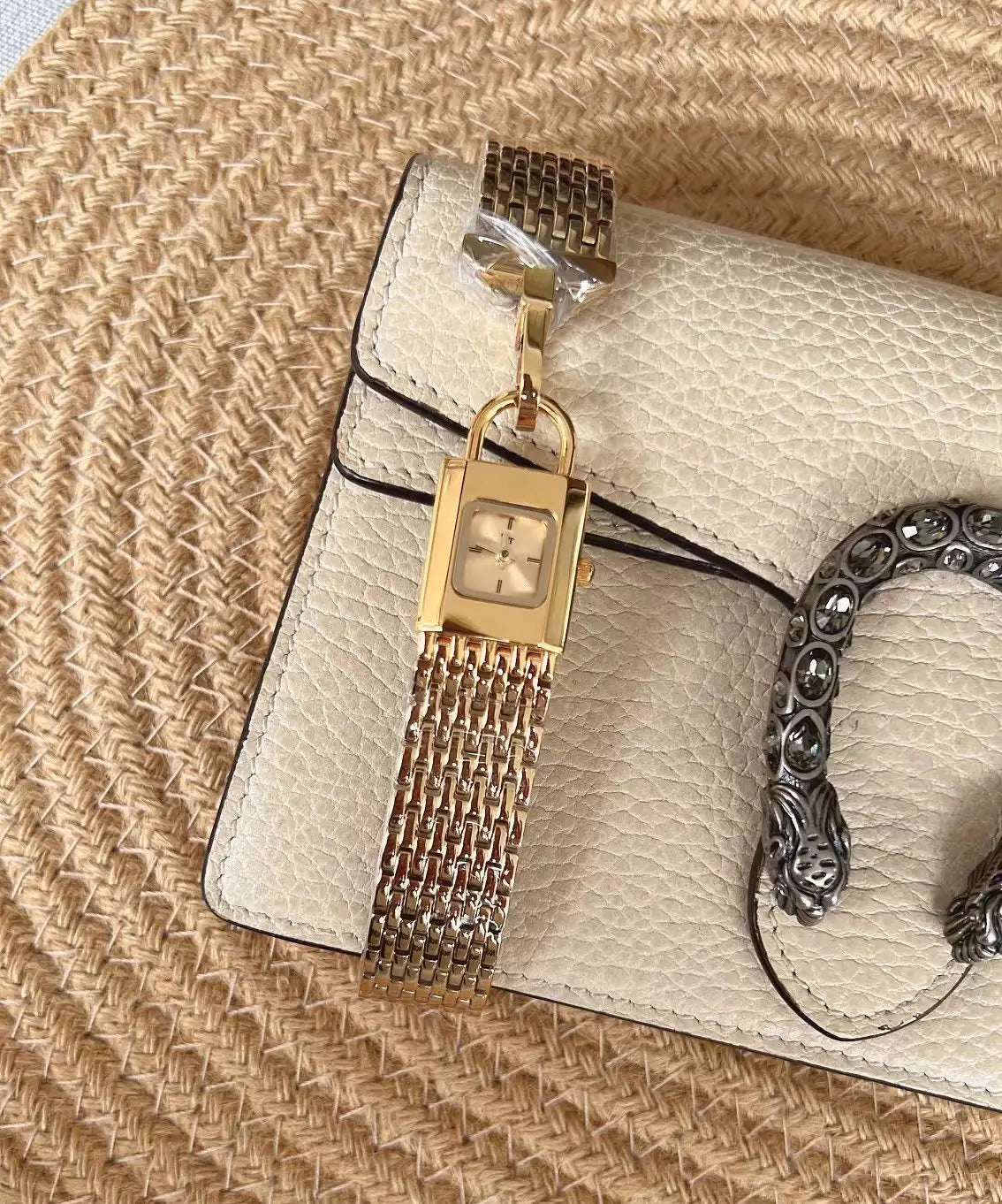 Lock Head Fashion Steel Watch Female Small Dial