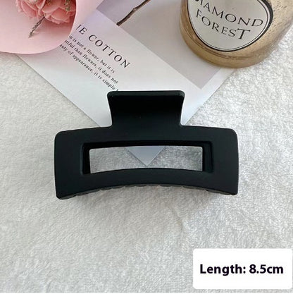 Women's Simple And Versatile Solid Color Grip Clip