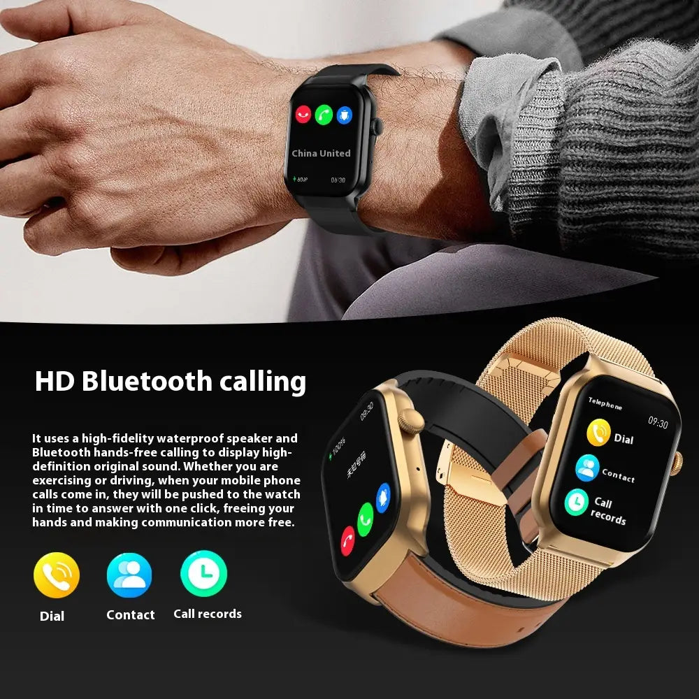 G43 Blood Oxygen Body Temperature Heart Rate Sleep NFC Multi-function Smart Watch