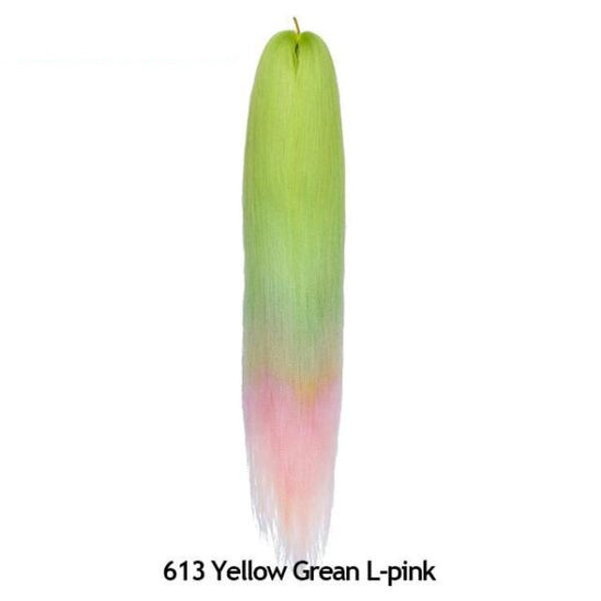 Kani Karen Silk Chemical Fiber Braid Braid Extensed Hair Clock Big Braid