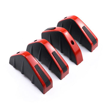 A black and red