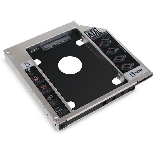9.5mm aluminum hard drive bracket for optical drive bay.