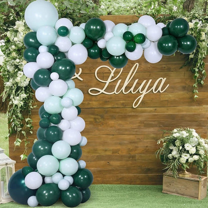 Animal Head Birthday Party Balloon Jungle Set Monstera Theme