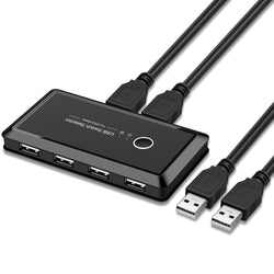 موزع USB متعدد الواجهات، مدخلين وأربعة مخارج
