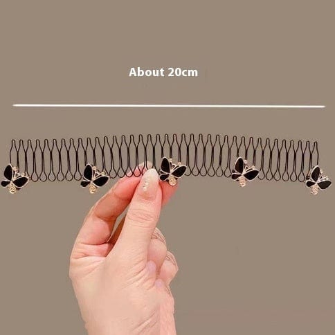 Back Head Invisible Inverted Hair Comb Forehead Hair Band