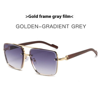 Gold Frame Gradient Gray