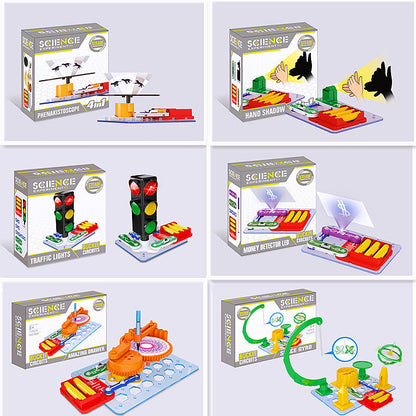 Student creativity DIY science experiment toy for teenagers, featuring interactive components and colorful packaging.