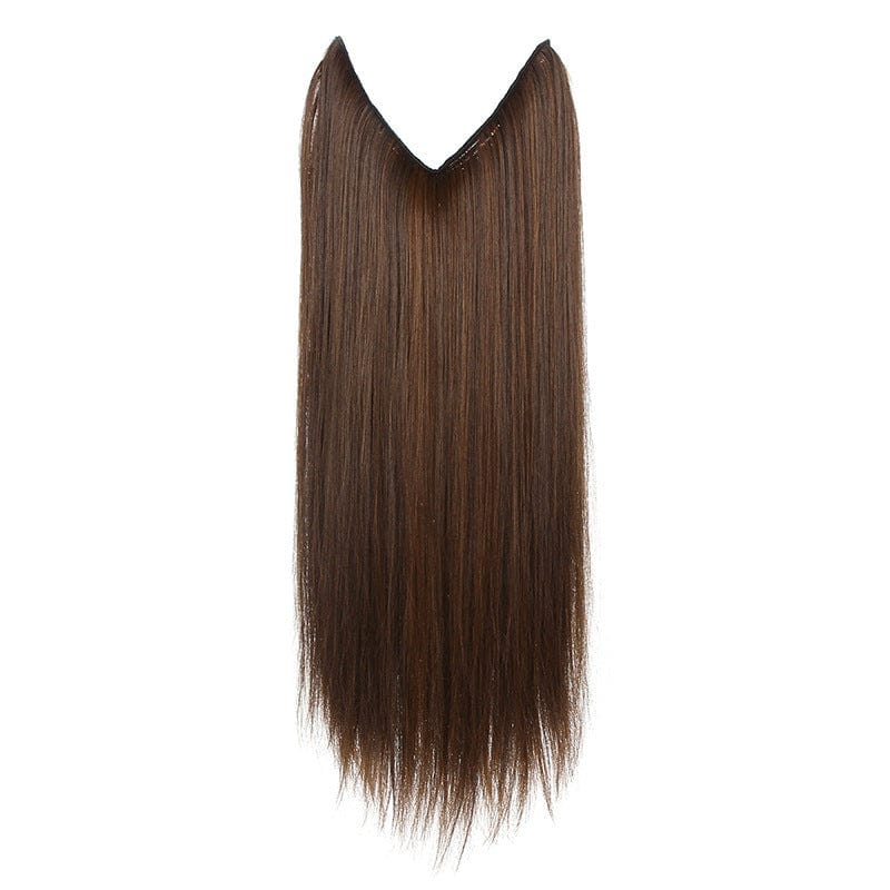 Women's One-piece Adjustable Invisible Straight Multi-color Gradient Hair Extension Fishline