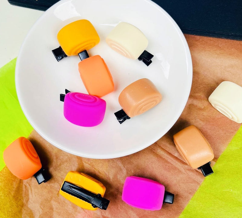 Korean Summer Emulational Fruit Orange Food Barrettes
