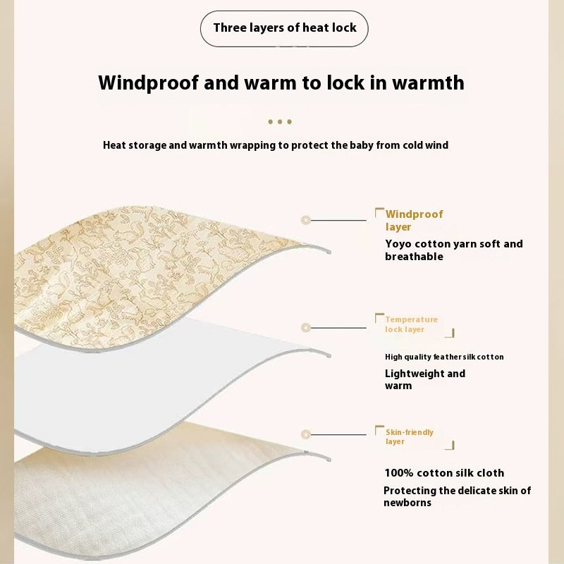 Newborn Crepe Bean Bag Newborn Autumn And Winter Baby's Blanket