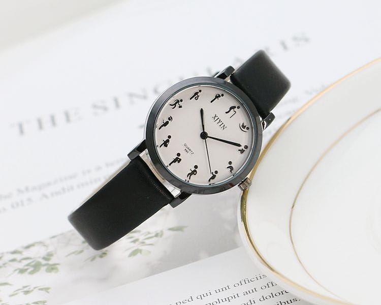 Mori Personality Scale Quartz Watch Fashion Small Kit Men And Women