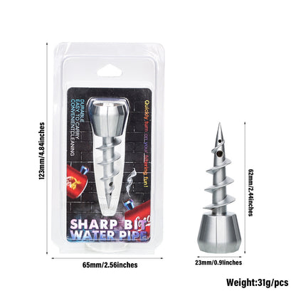 23mm Metal Screw Shape Hookah Metal Gun Head Accessories
