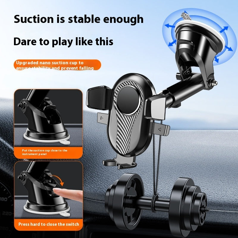 Car Automatic Lock Upgrade Extended Suction Type Phone Bracket