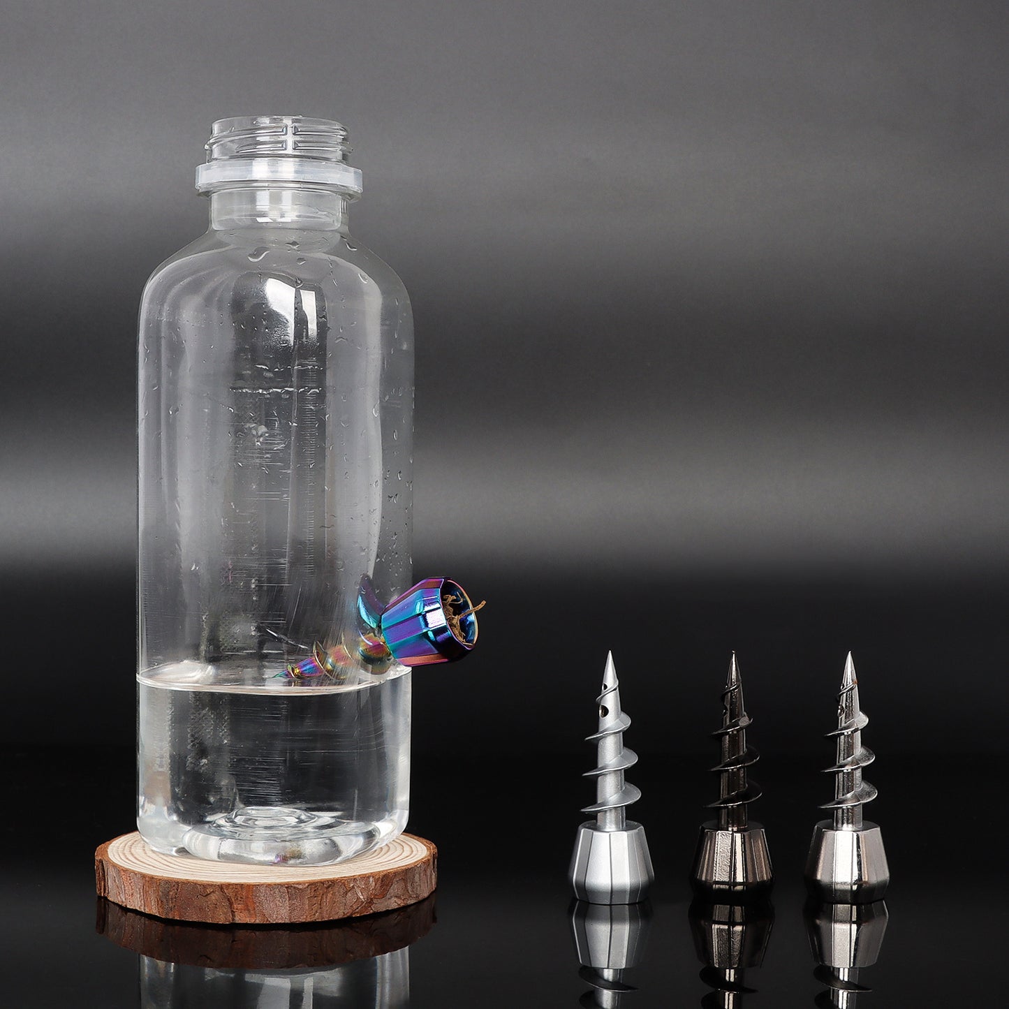 23mm Metal Screw Shape Hookah Metal Gun Head Accessories