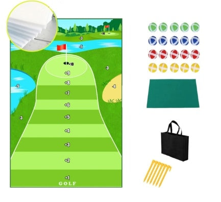 Golf-Trainingsmatte für Schaukel, Eltern-Kind-Spielzeug, Ballspur, Richtungsmatte, Schaukelpfad-Pads, Schaukel-Übungspads