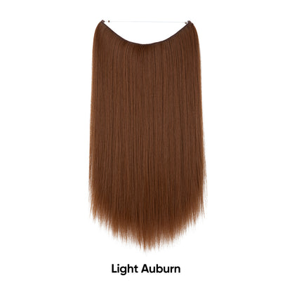 Women's One-piece Adjustable Invisible Straight Multi-color Gradient Hair Extension Fishline