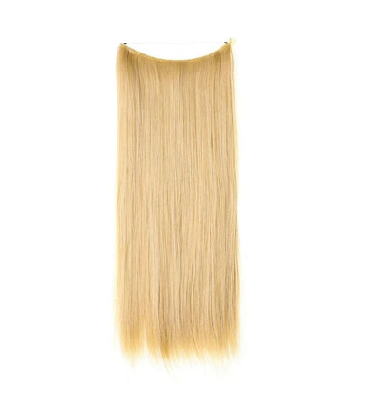 Women's One-piece Adjustable Invisible Straight Multi-color Gradient Hair Extension Fishline