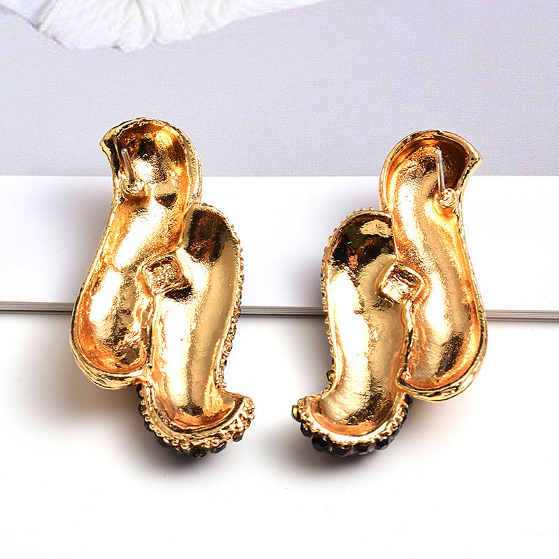 European And American Style Trendy Earrings Diamond