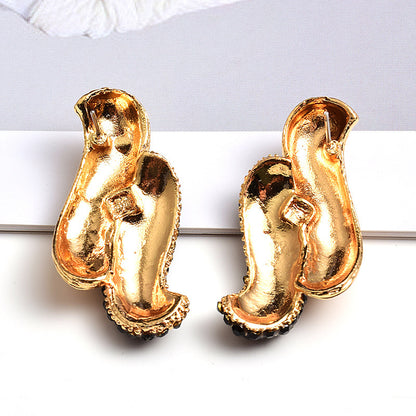 European And American Style Trendy Earrings Diamond