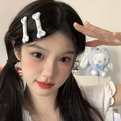 Bone Print XINGX Word Clip Side Bangs Duckbill Clip Female