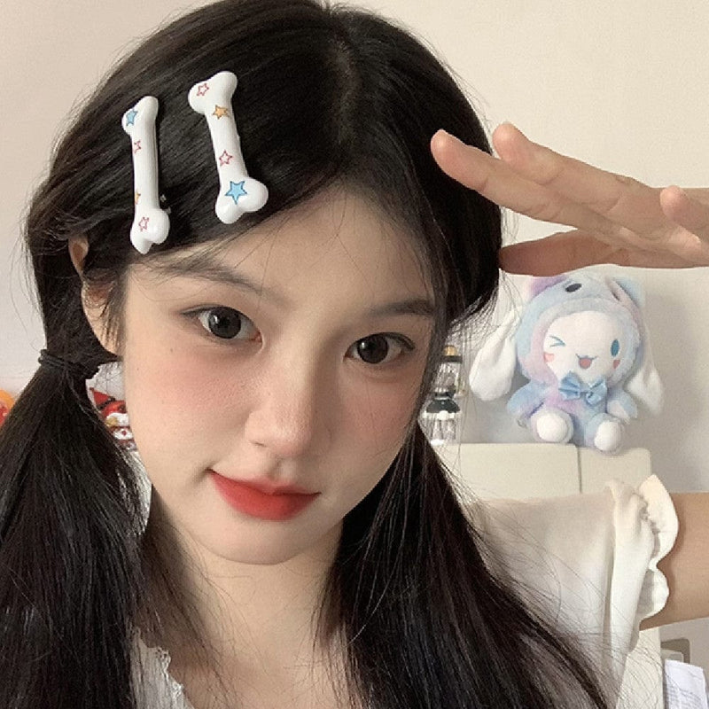 Bone Print XINGX Word Clip Side Bangs Duckbill Clip Female