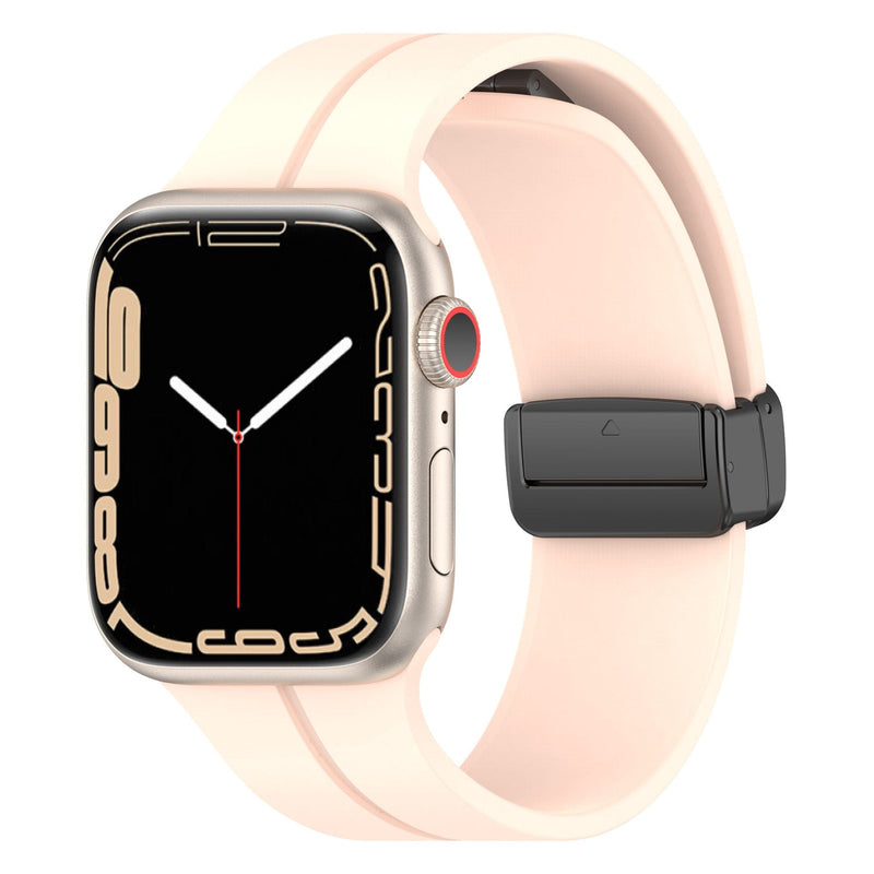النطاق المغناطيسي السيليكون لمشاهدة Apple Watch