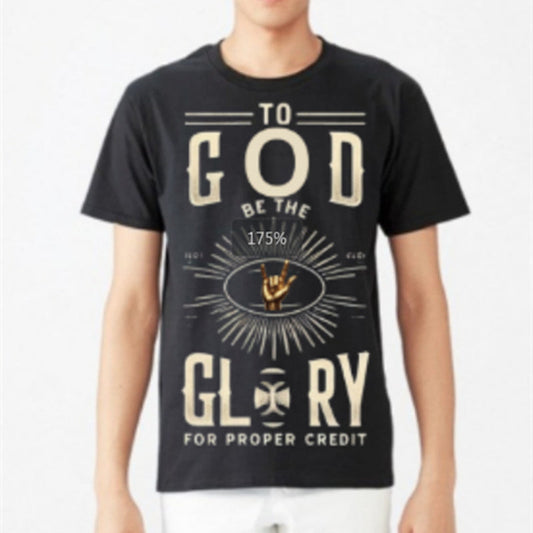 Black printed round neck tank top T-shirt in polyester fiber, available in sizes S-5XL.