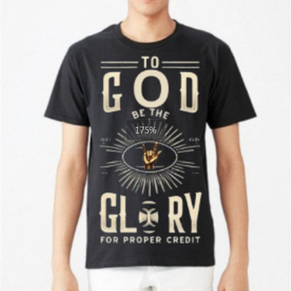 Black printed round neck tank top T-shirt in polyester fiber, available in sizes S-5XL.
