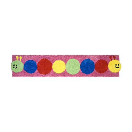 Colorful Cartoon Dopamine Flocking Tufted Combo Carpet Living Room Kids Room Bedroom Bedside Blanket Plush Floor Mats Foot Mats Free To Assemble And Patchwork Favorite Patterns 30x150cm