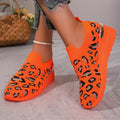 Orange Leopard Print