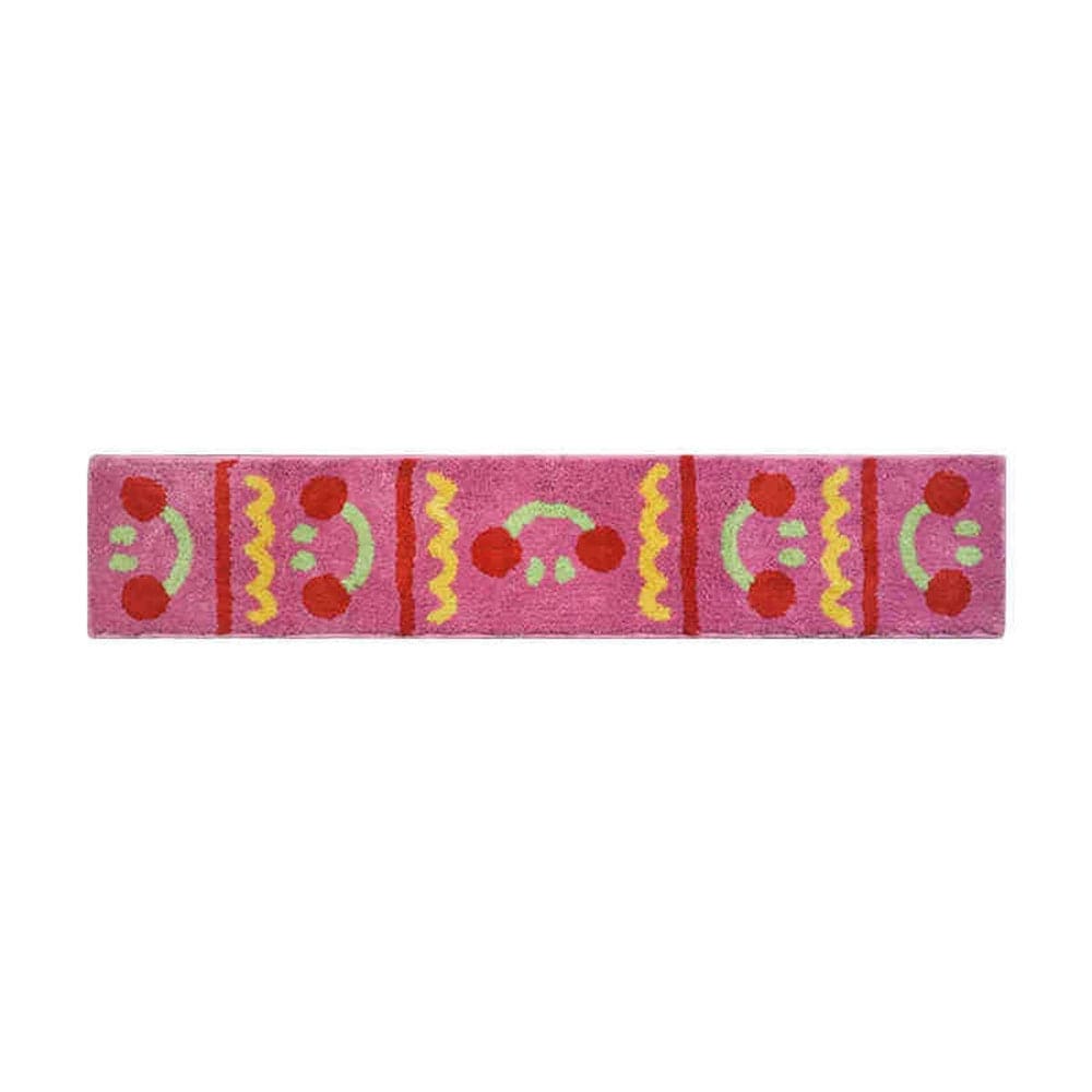 Colorful Cartoon Dopamine Flocking Tufted Combo Carpet Living Room Kids Room Bedroom Bedside Blanket Plush Floor Mats Foot Mats Free To Assemble And Patchwork Favorite Patterns 30x150cm