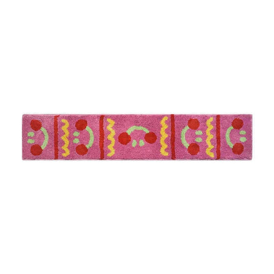 Colorful Cartoon Dopamine Flocking Tufted Combo Carpet Living Room Kids Room Bedroom Bedside Blanket Plush Floor Mats Foot Mats Free To Assemble And Patchwork Favorite Patterns 30x150cm