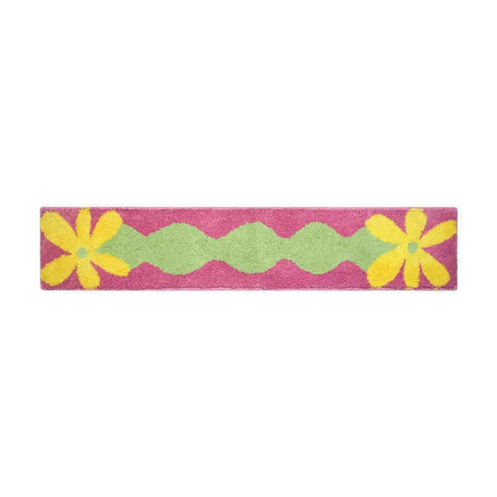 Colorful Cartoon Dopamine Flocking Tufted Combo Carpet Living Room Kids Room Bedroom Bedside Blanket Plush Floor Mats Foot Mats Free To Assemble And Patchwork Favorite Patterns 30x150cm