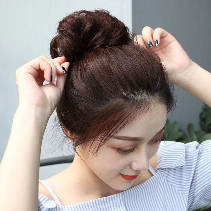 假发发带发髻发带蓬松哑光仿真