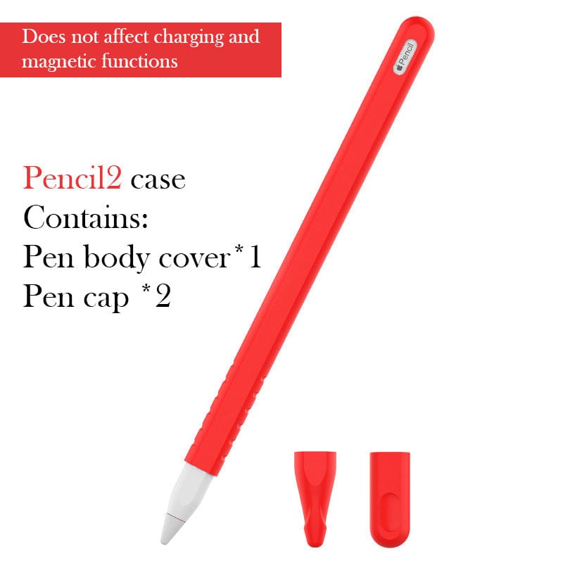 متوافق مع Apple، حافظة قلم iPad Capacitor Pen II من السيليكون