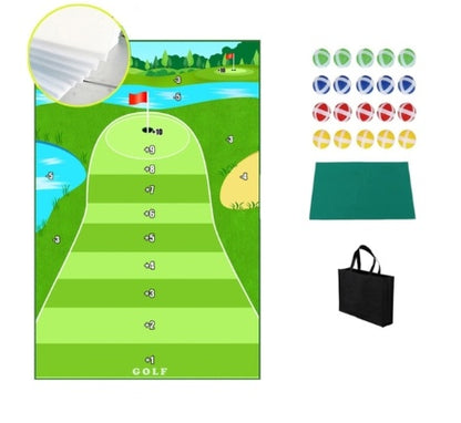 Golf-Trainingsmatte für Schaukel, Eltern-Kind-Spielzeug, Ballspur, Richtungsmatte, Schaukelpfad-Pads, Schaukel-Übungspads