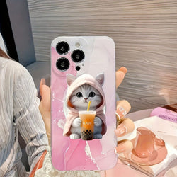 Creative Cartoon Acrylic Flat Cartoon Phone Holder