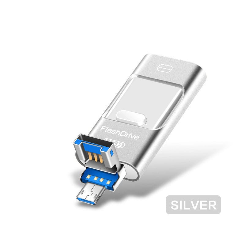 محرك أقراص USB العالمي Three-In-One للهاتف المحمول والكمبيوتر