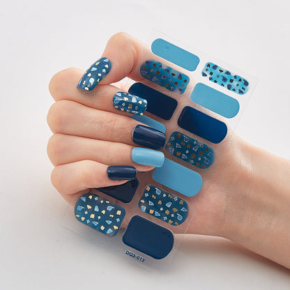 3d Laser Bronzing Craft Nail Applique Nail Sticker