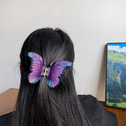 Female High-end Simulation Butterfly Grab Clip