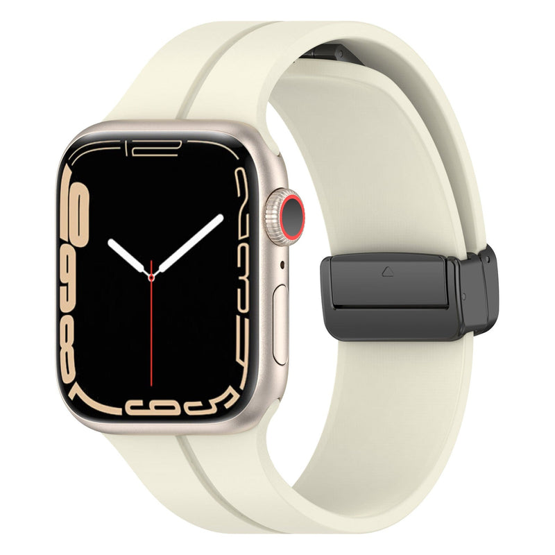 النطاق المغناطيسي السيليكون لمشاهدة Apple Watch