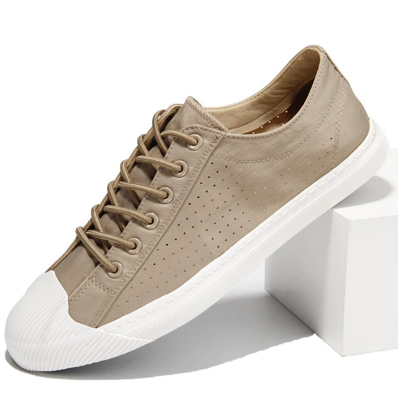Summer New Men's Slip-on Breathable Canvas Shoes Soft Comfortable Low-top Board Shoes
